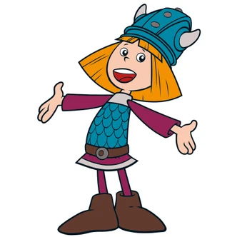 Wandtattoo Wickie ist da Wandtattoo Wickie ist da