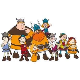 Wandtattoo Wickie und die starken Männer Wandtattoo Wickie und die starken Männer