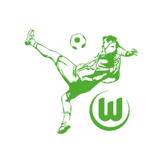 Wandtattoo VfL Wolfsburg - Fußballspieler Wandtattoo VfL Wolfsburg - Fußballspieler