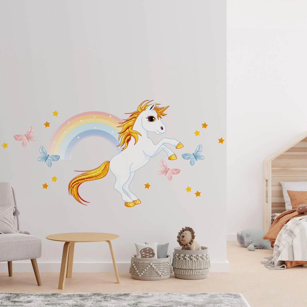 Kangaroo Regenbogen-Einhorn-Valentinskarten - 28 Stück Mit Umschlägen, 4 Designs