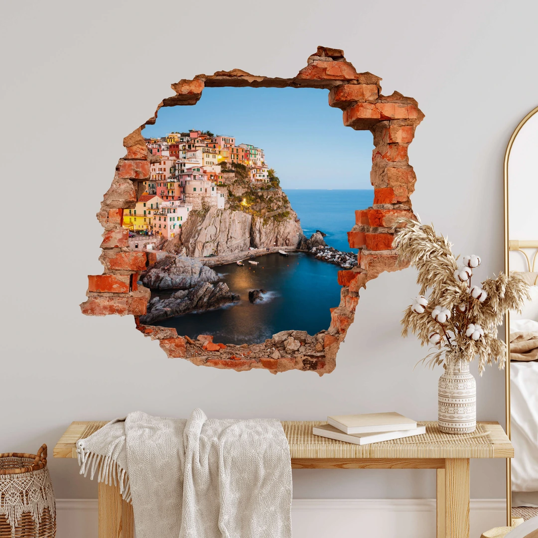 Wandtattoo „Herzlich Willkommen“ – 80x51cm, In 40 Farben & 3 Größen, Selbstklebend