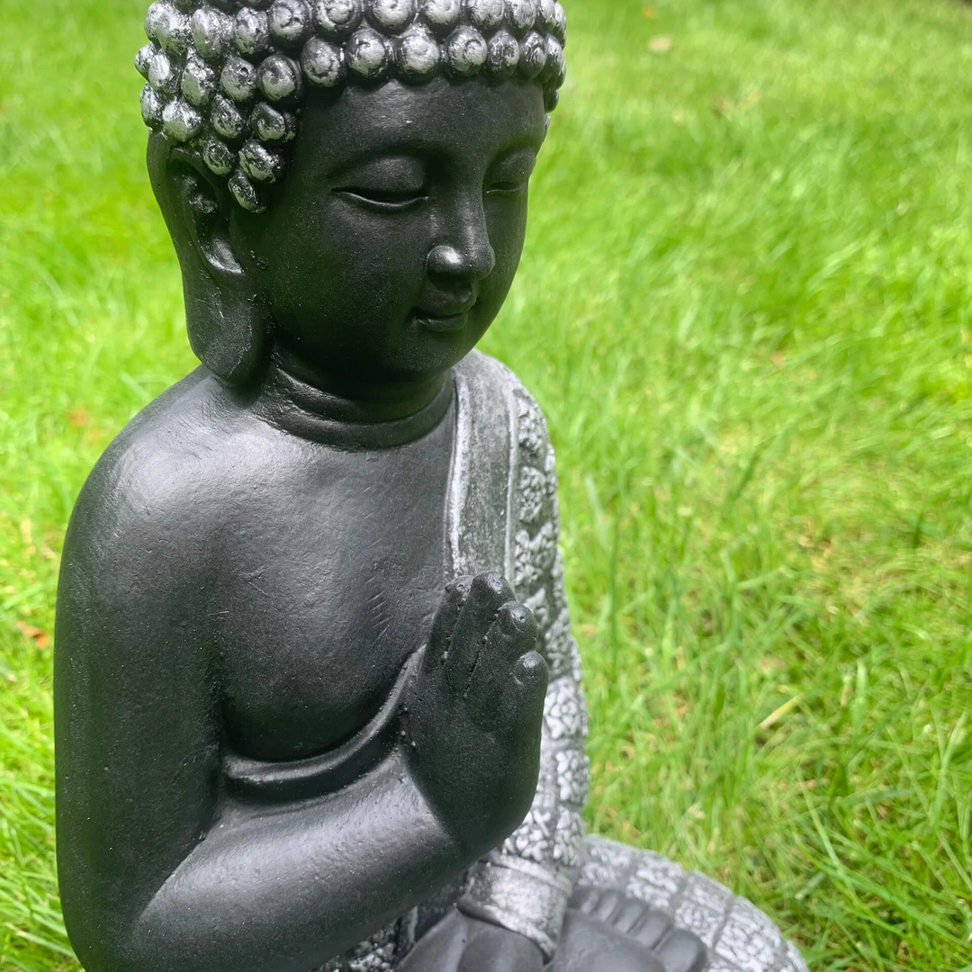 MYYINGBIN Zitten Boeddha Maitreya Boeddha Ornament Hars Feng Shui Standbeeld Kunst Collectible Beeld God Van Rijkdom Decoratie, B