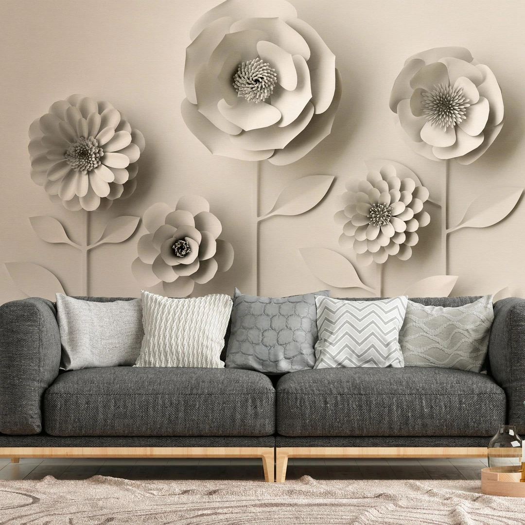A.S. Création Vliesbehang The BOS - Battle of Style Bloemetjesbehang Grijs, Rose, Goud