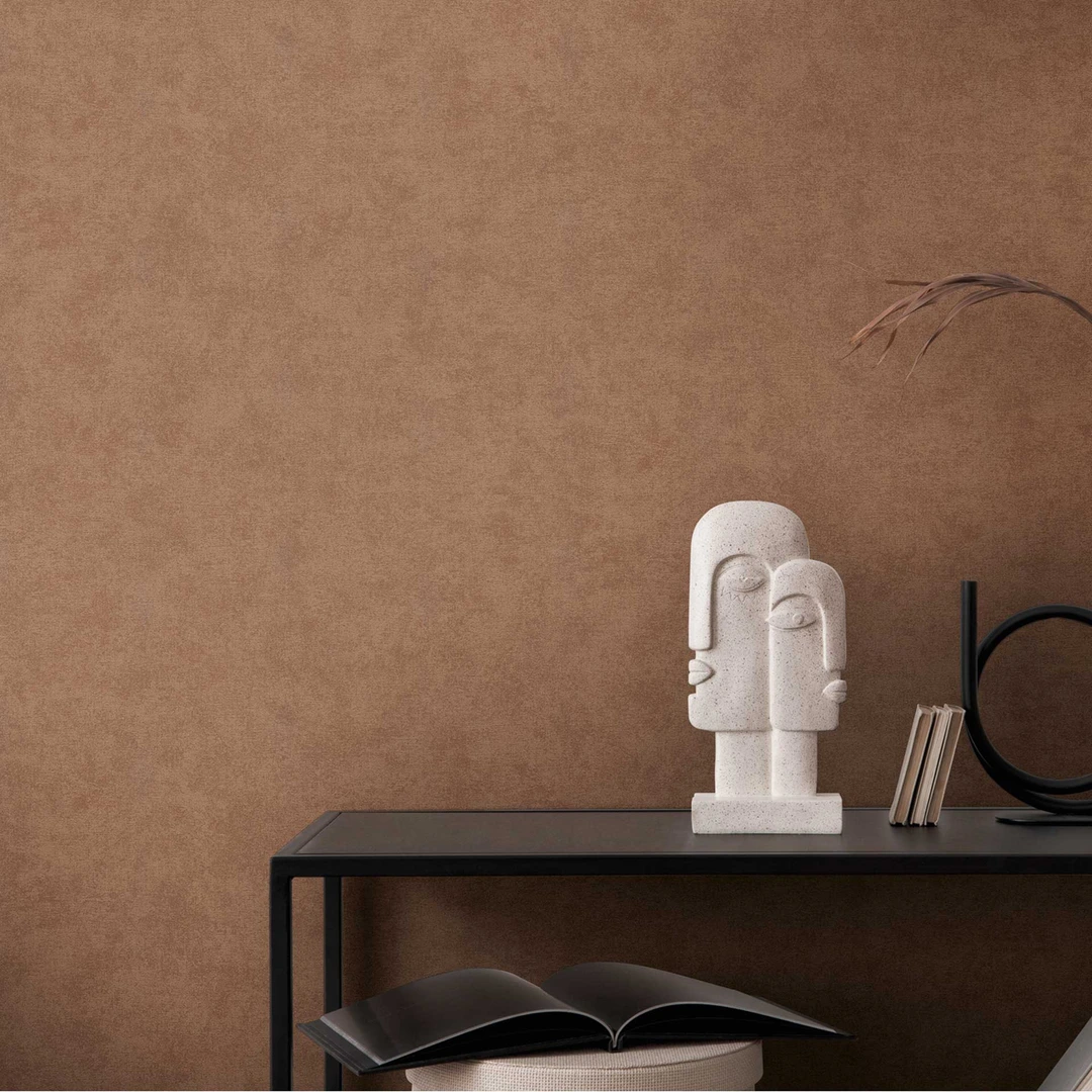 Livelynine Papier peint à lattes en bois naturel amovible pour mur - Papier peint marron pour