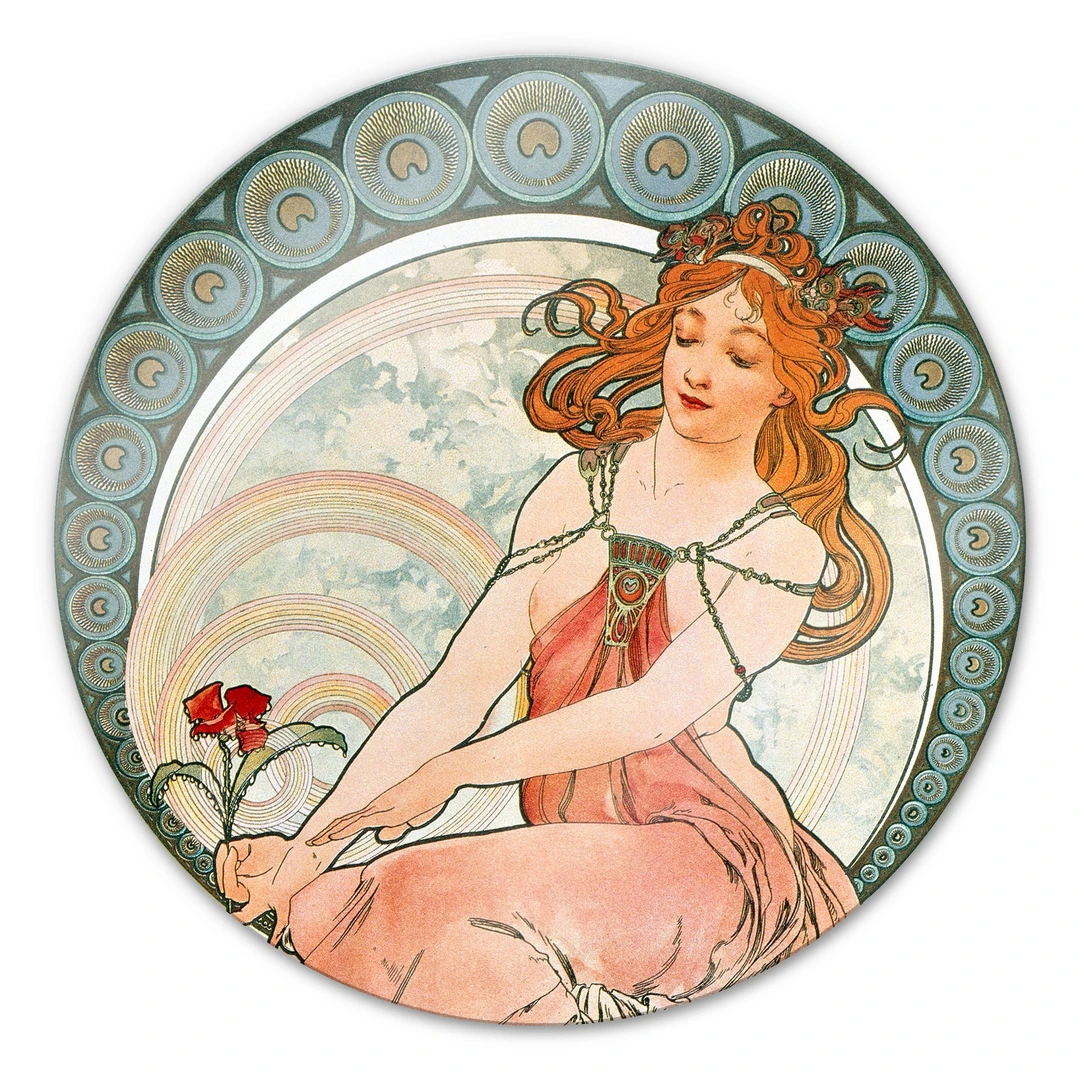 Tête Byzantine : Blonde - Alfons Mucha - Tapisseries murales - Mille