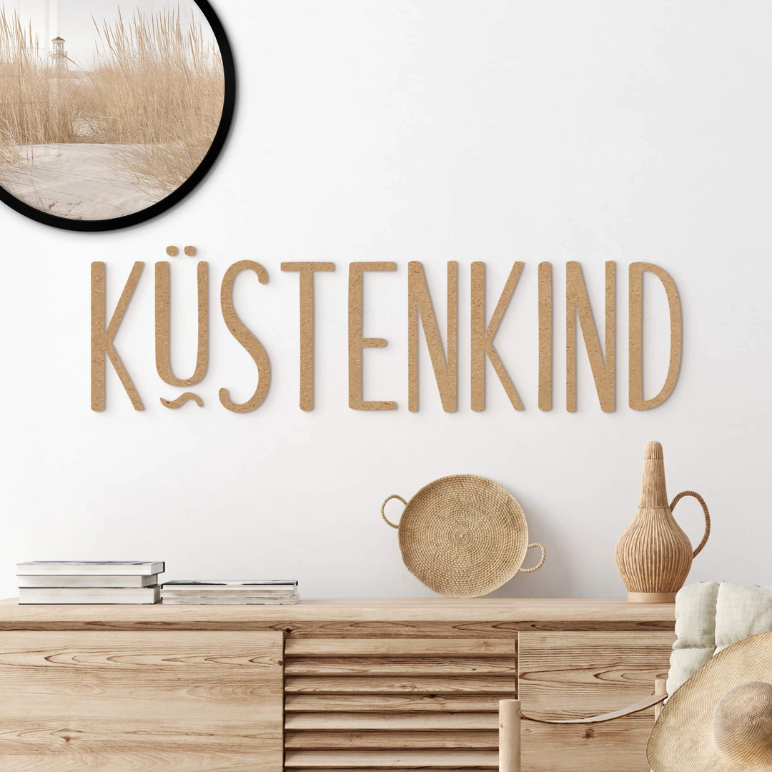 KLEINLAUT 3D-Schriftzug „Käffchen?“ – 25 X 7,1 Cm, Aus Holz, In 32 Farben Wählbar, Made In Germany