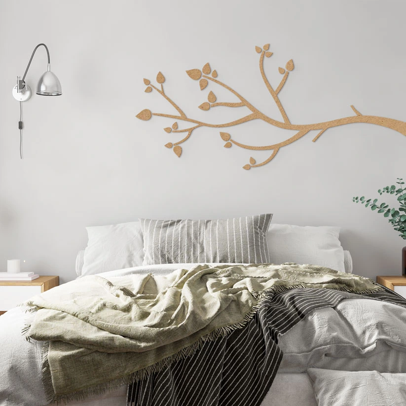 Adesivi Murali Fiori Di Ciliegio Con Uccelli - 2 Fogli 30x90cm, Decorazione Parete Per Camera E Soggiorno - Foto 5