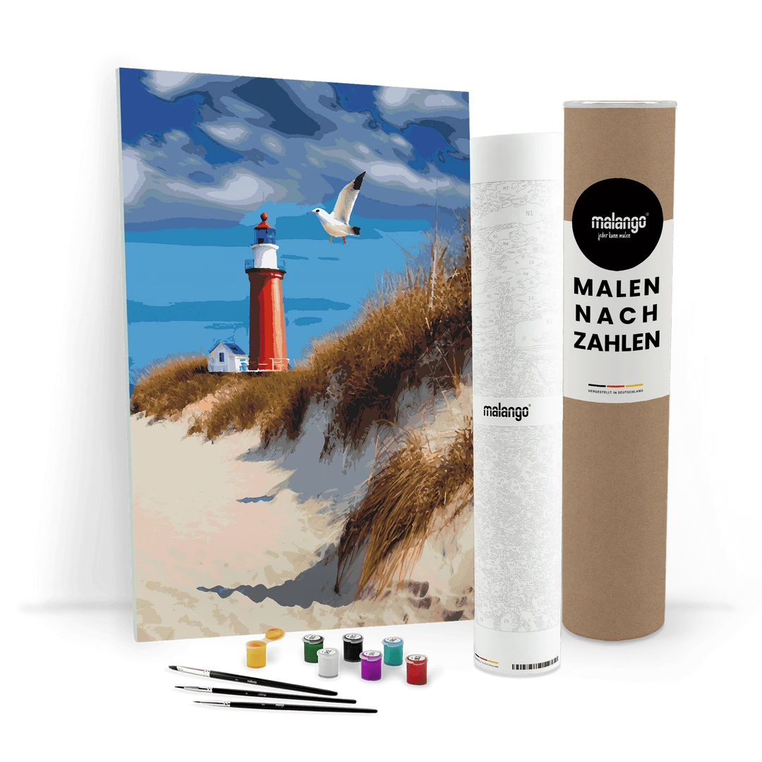 Walarky Malen Nach Zahlen Für Erwachsene – Segelboot & Leuchtturm Auf 40x50 Cm Leinwand, Mit Acrylfarben