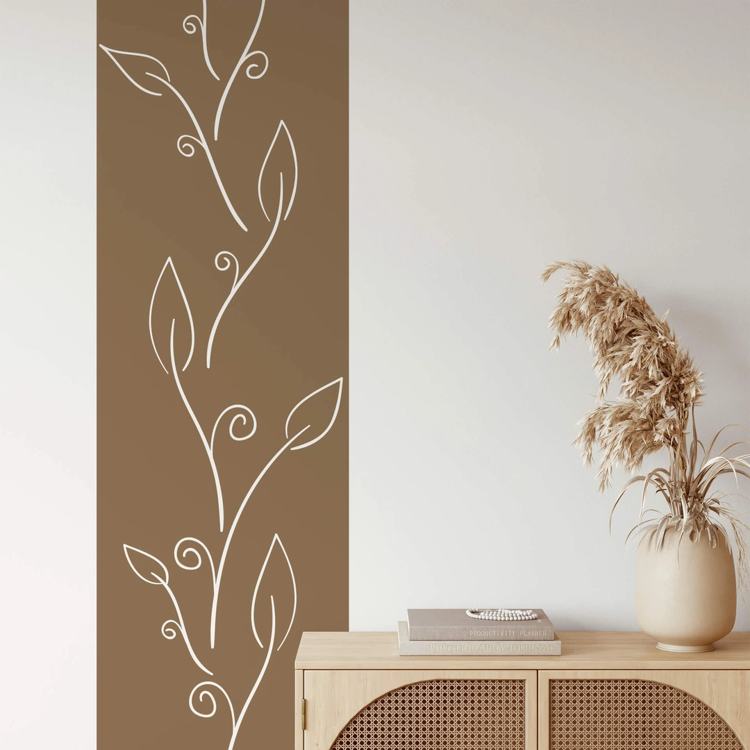 Wandtattoo Hibiskus Mit Schmetterlingen – 92x60 Cm, Selbstklebend & Rückstandslos Entfernbar