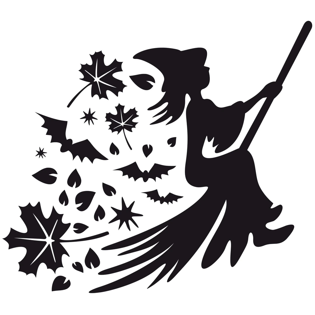 Adesivo Strega Di Halloween Background-wanted - Foto 3