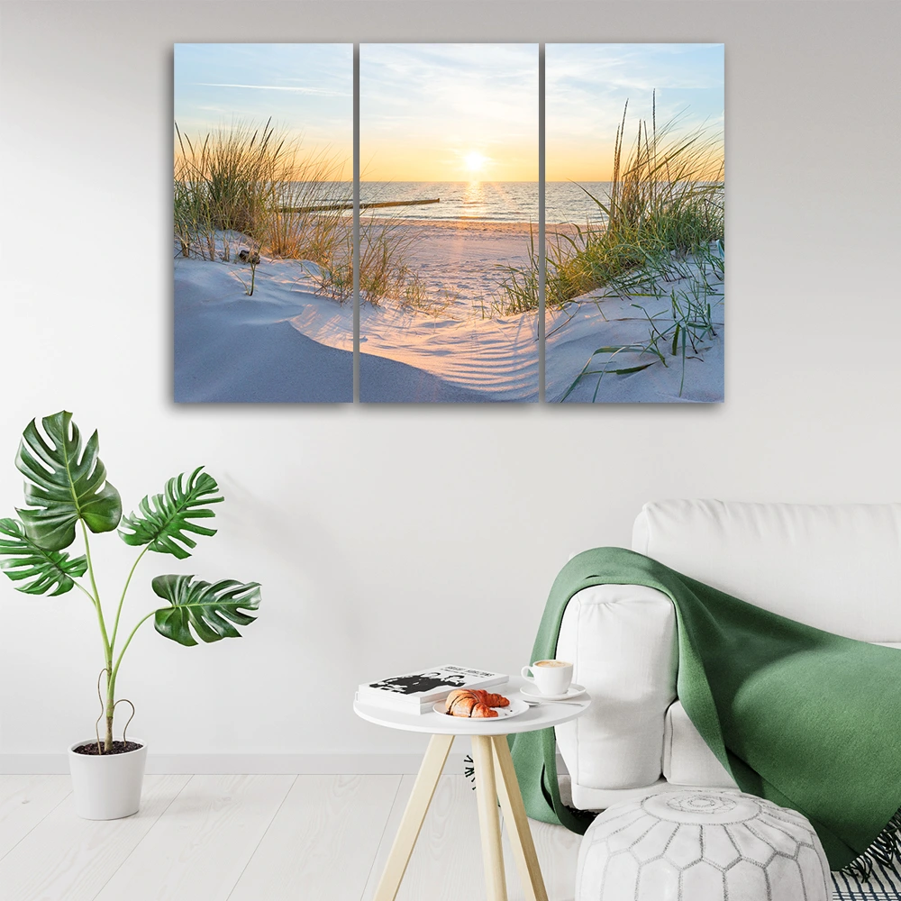 Bilder Wandbild 120 x 40 cm aufhänfertige Leinwand D2