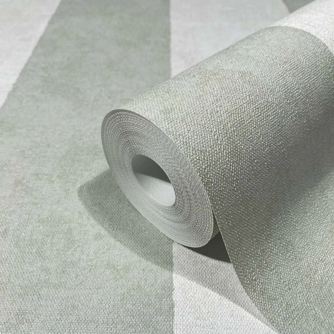 Carta Da Parati Verde Effetto 3D - Tessuto Non Tessuto 90x135 Cm