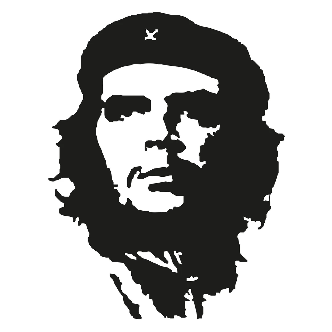 Tableau Che Guevara - L 80 x l 120 cm x H 0,4 cm