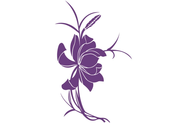 Silk - Rami Decorativi Fiori Di Ciliegio Per Matrimonio, 98 Cm, Colore Viola