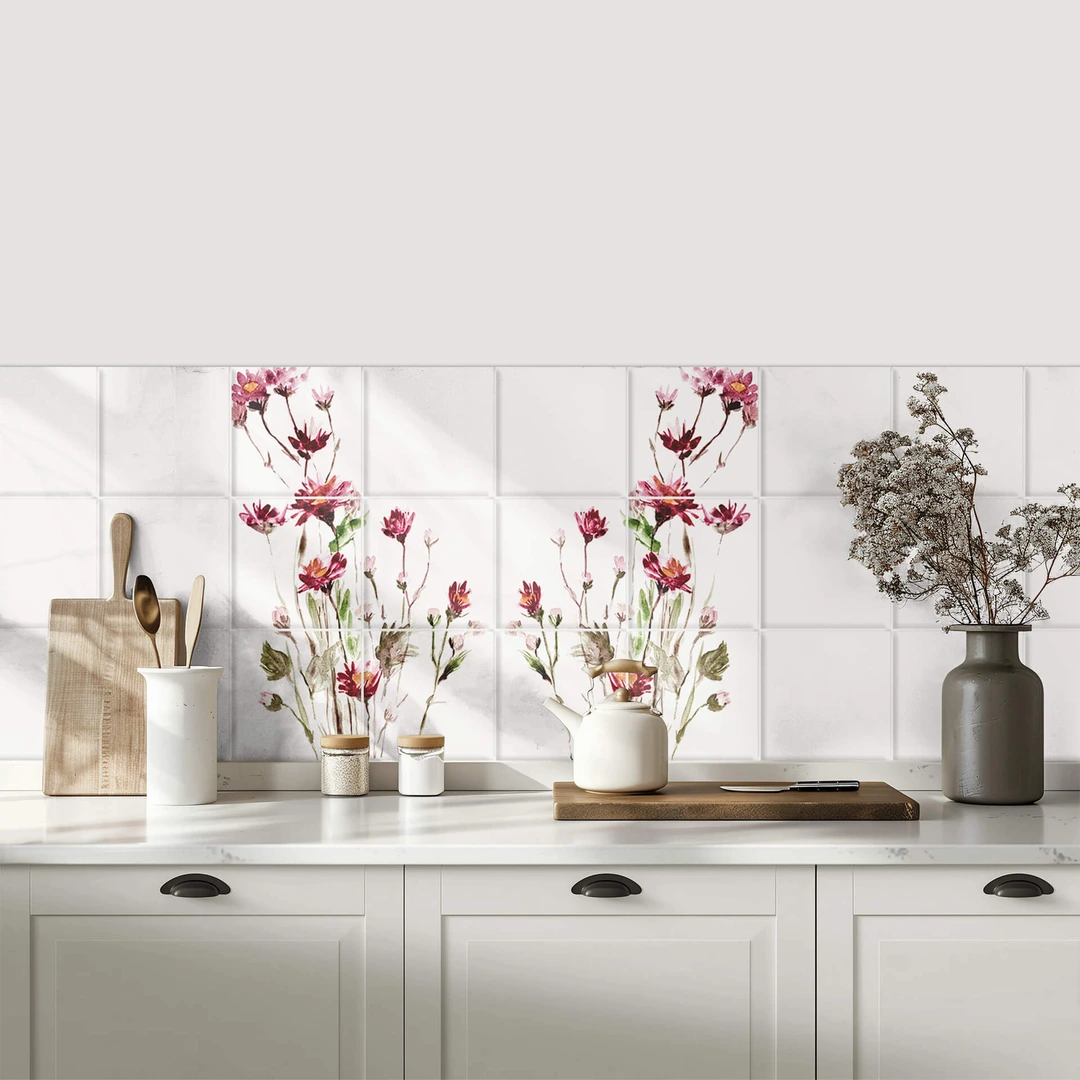 Sticker Design Vi Presenta Adesivi Murali Piastrelle Bagno E Cucina Cover Tiles Effetto Tessuto