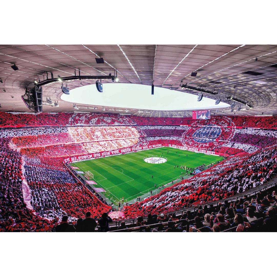 Papier peint intissé panoramique Stade Simple 300x210 cm Poster Géant