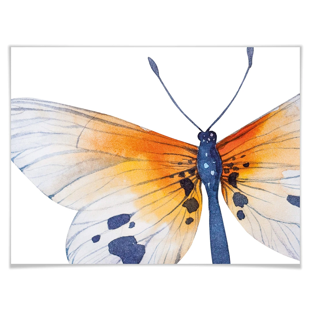Tableau Papillon et Fleur | La Déco à Petit Prix