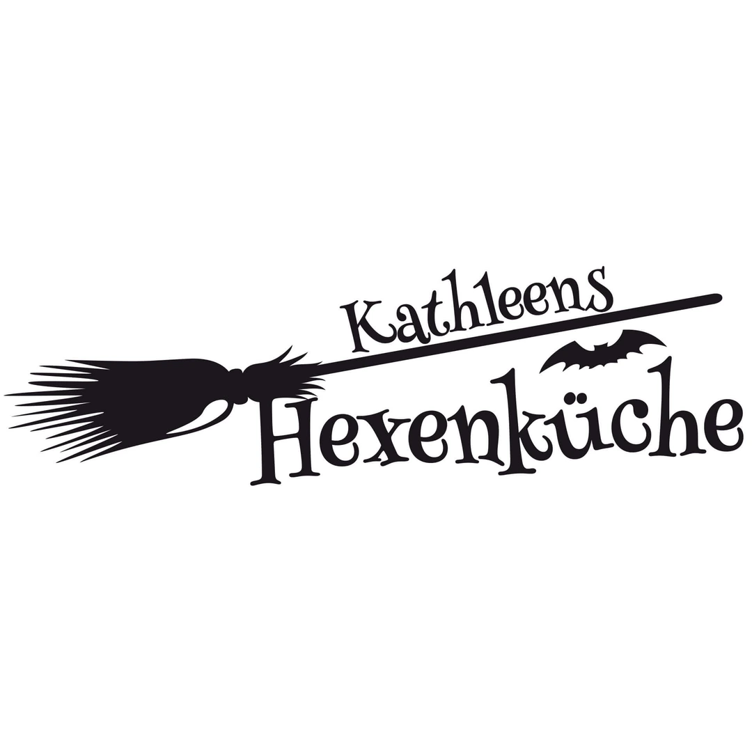Wandtattoo 'Hexenküche' – 60x32 Cm, In 40 Farben & 4 Größen, Seidenmatte Vinylfolie, Selbstklebend & Rückstandslos Entfernbar