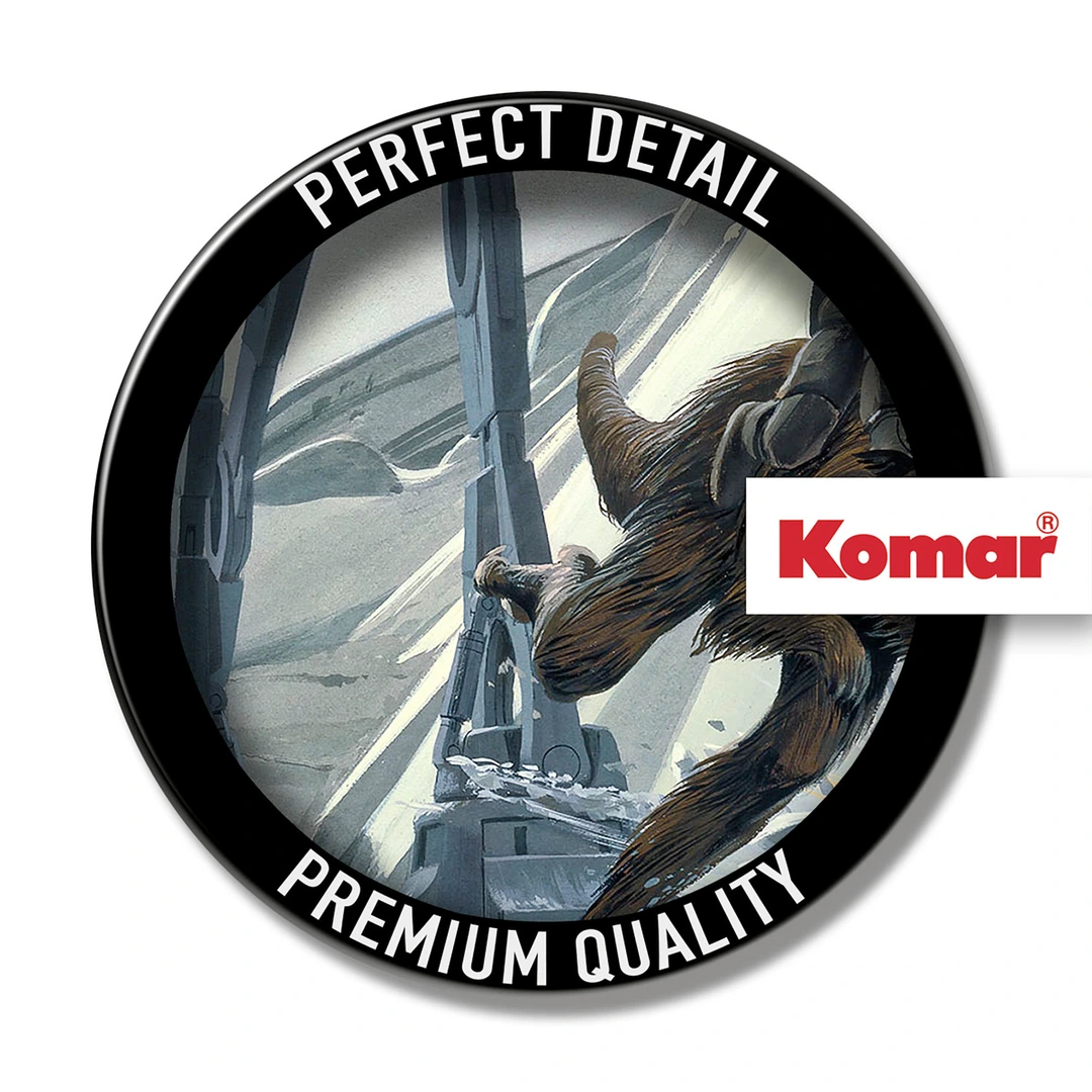 Komar Wandbild Star Wars Classic 'Hoth Battle Ground' – Kunstdruck 70x50 Cm, Ohne Rahmen, Made In Germany