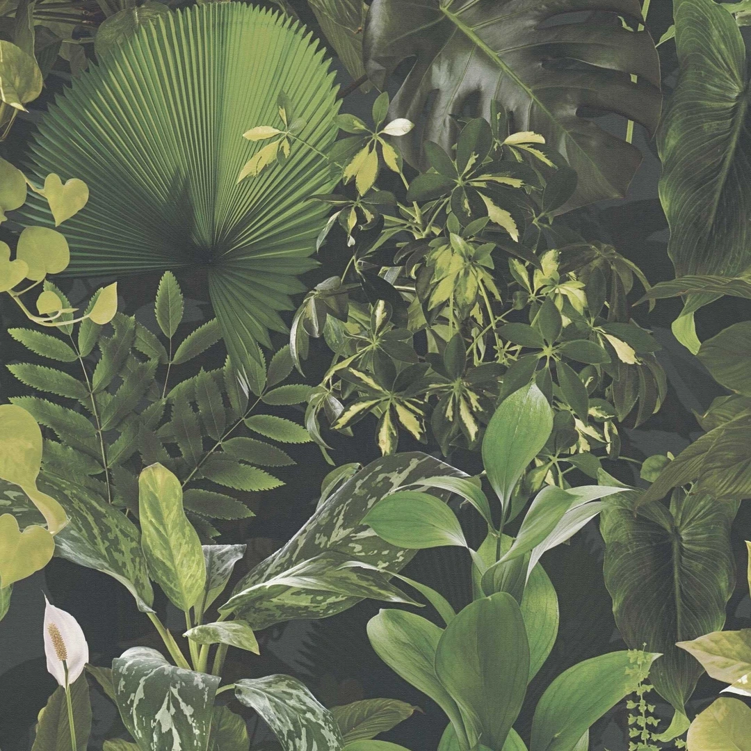 Groen jungle behang plakfolie meubelbehang woonkamer slaapkamer