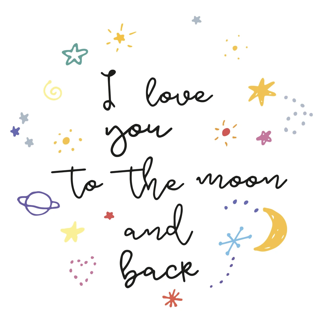 NONNO I LOVE You To The Moon And Back Sottobicchiere Set Di 4
