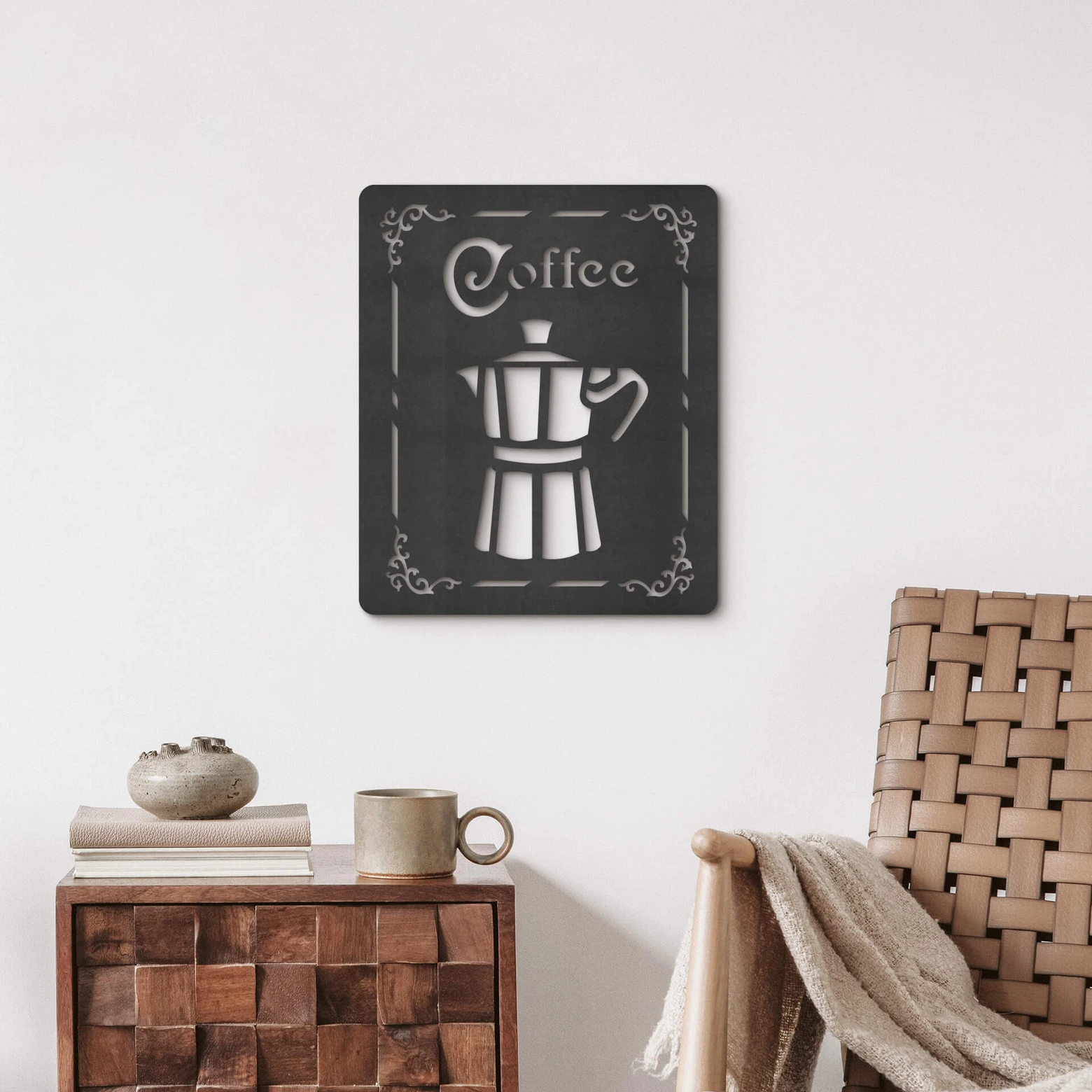 Deko Schild Coffee Espresso Kaffeekanne MDF Wall art de deko-schild-coffee-espresso-kaffeekanne-mdf-wall-art-de