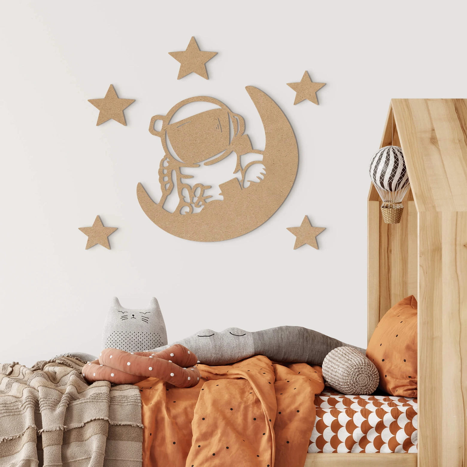 Nachtlicht Bär Auf Mond Mit Namen