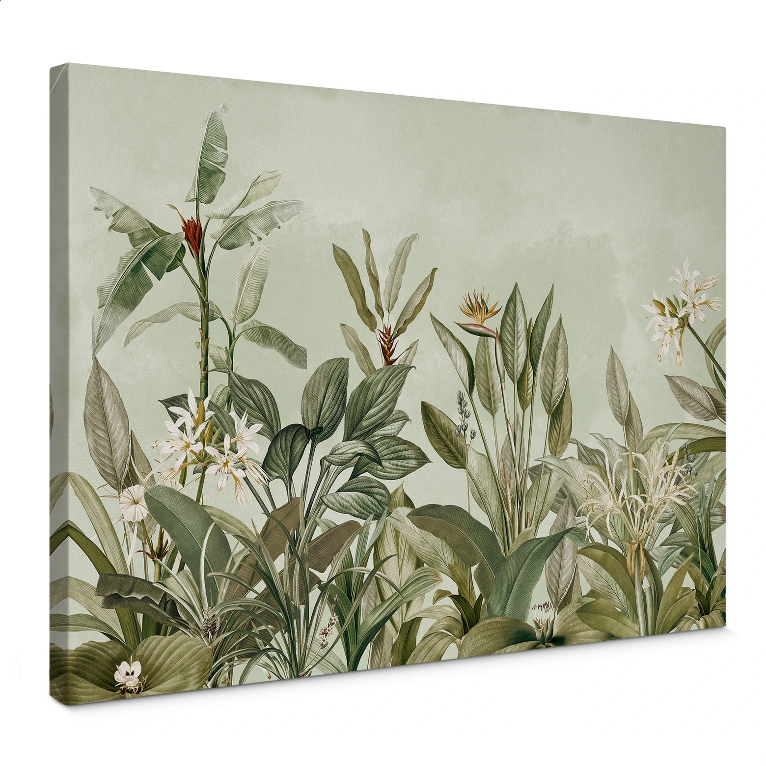 Leinwandbild "Regenschirm Mit Khaki-Kleid" – 40x60 Cm, Abstrakte Kunst, Fertig Gerahmt