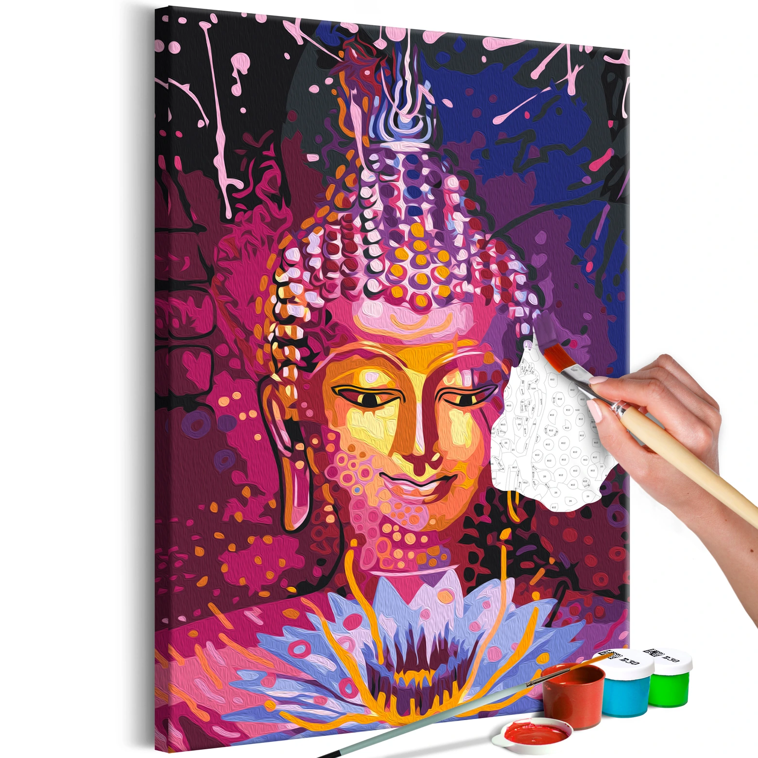 Schilderen op nummer In het maanlicht wallart.nl