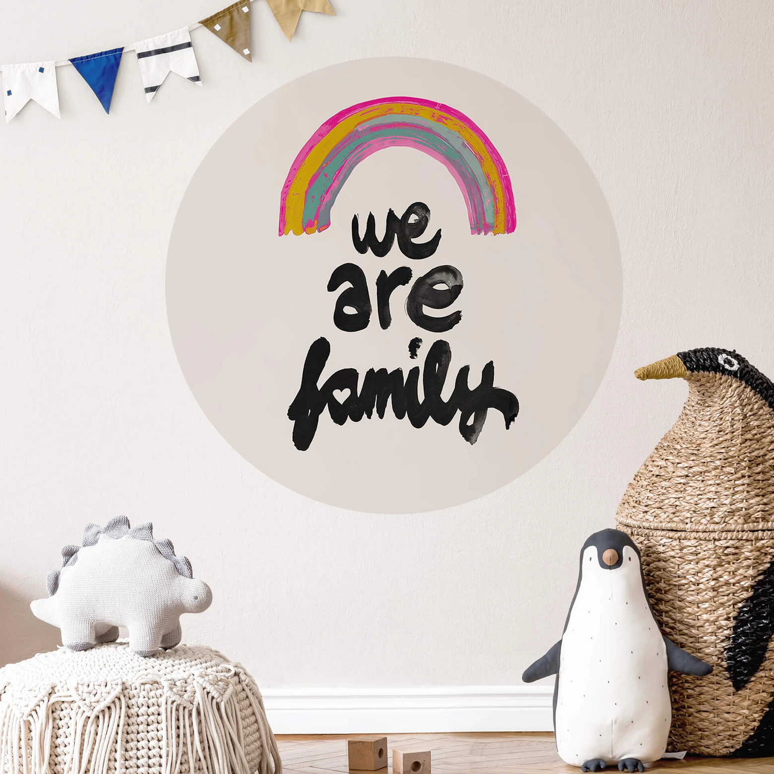 Andy Westface Wandtattoo „We Are One“ – 28-teiliges Set, Abziehbar & Wiederverwendbar, Naturinspiriertes Design
