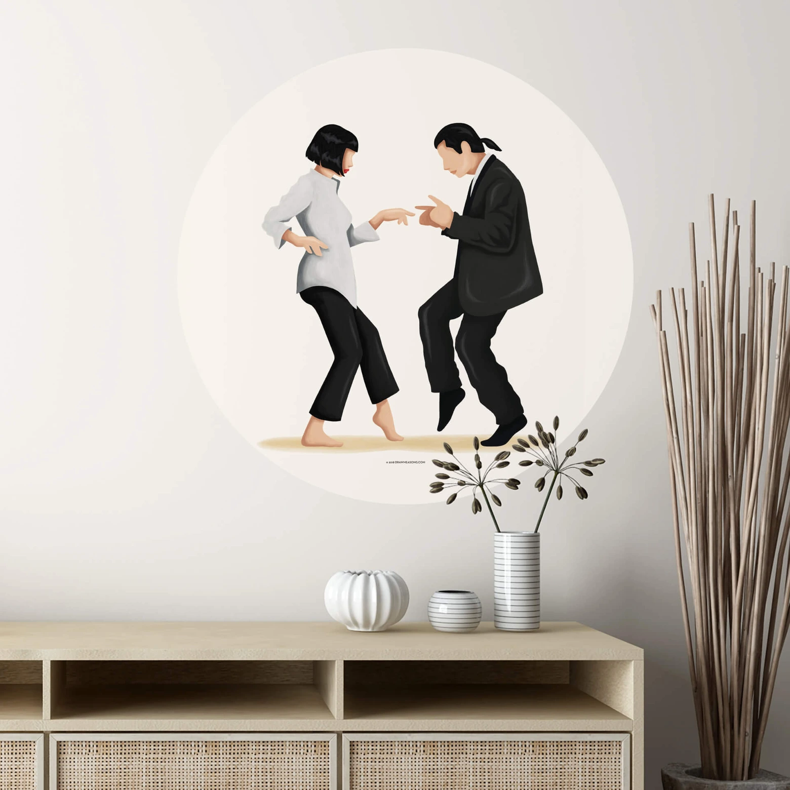 Pulp Fiction Filmkunst-Poster – Matt, 300 G/m², Digitaldruck, Ohne Rand, Für Rahmen, Verschiedene Größen