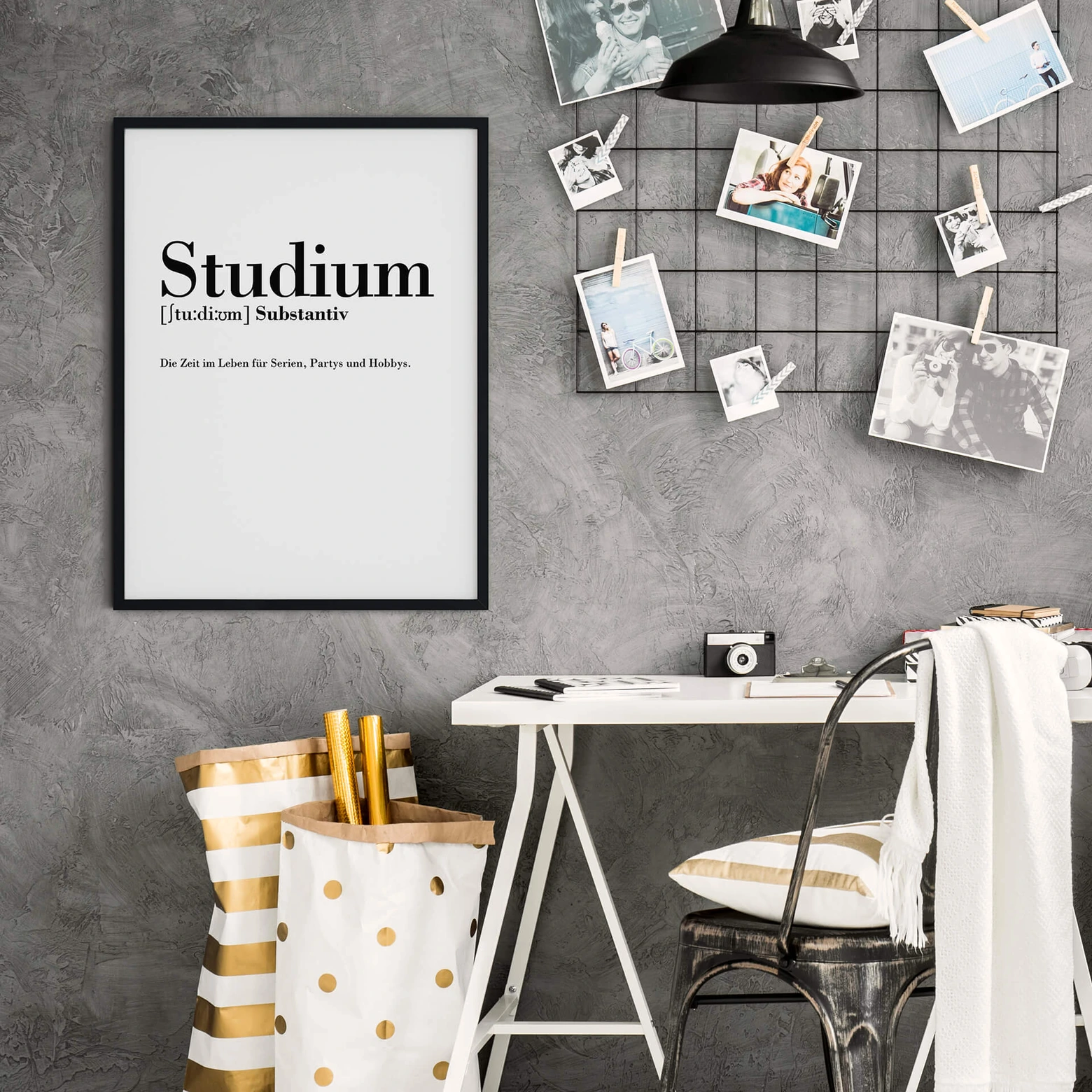 Poster Grammatik Studium wallart.de