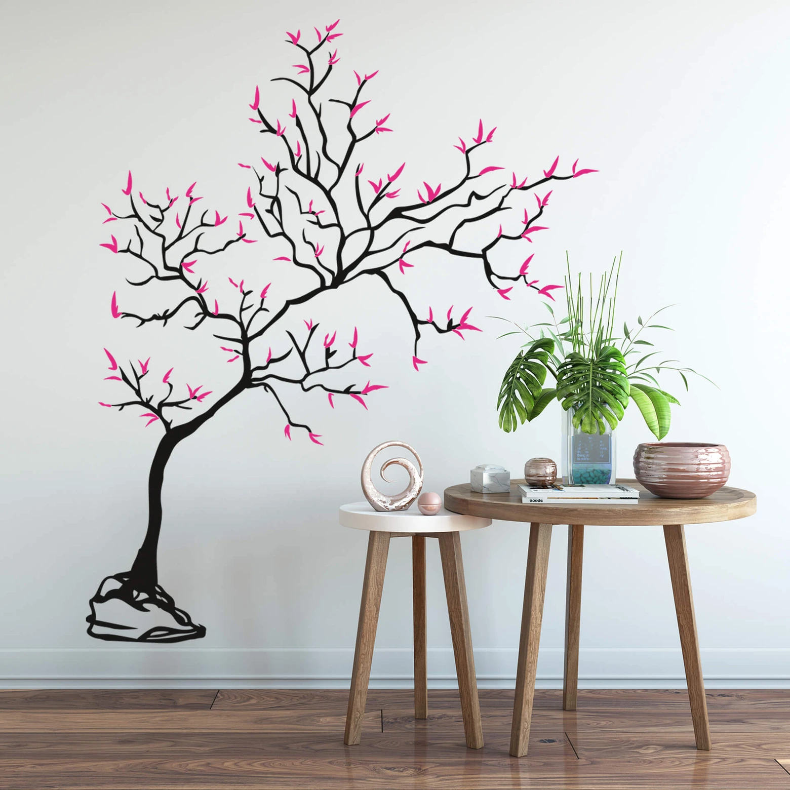 wandtattoo baum Wandtattoo Junger Baum (2-farbig) | wall-art.de