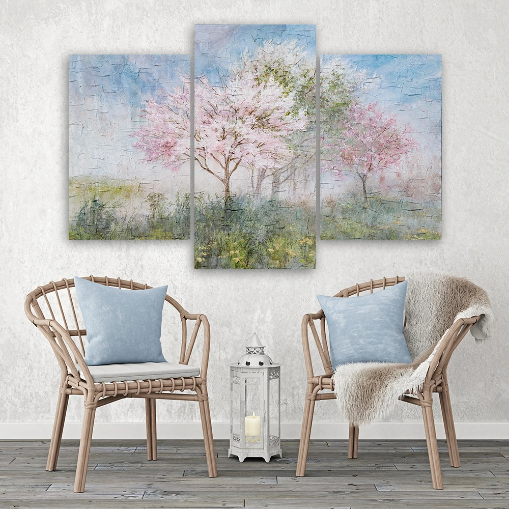 Leinwandbild 5-teilig Der Wiesenklee