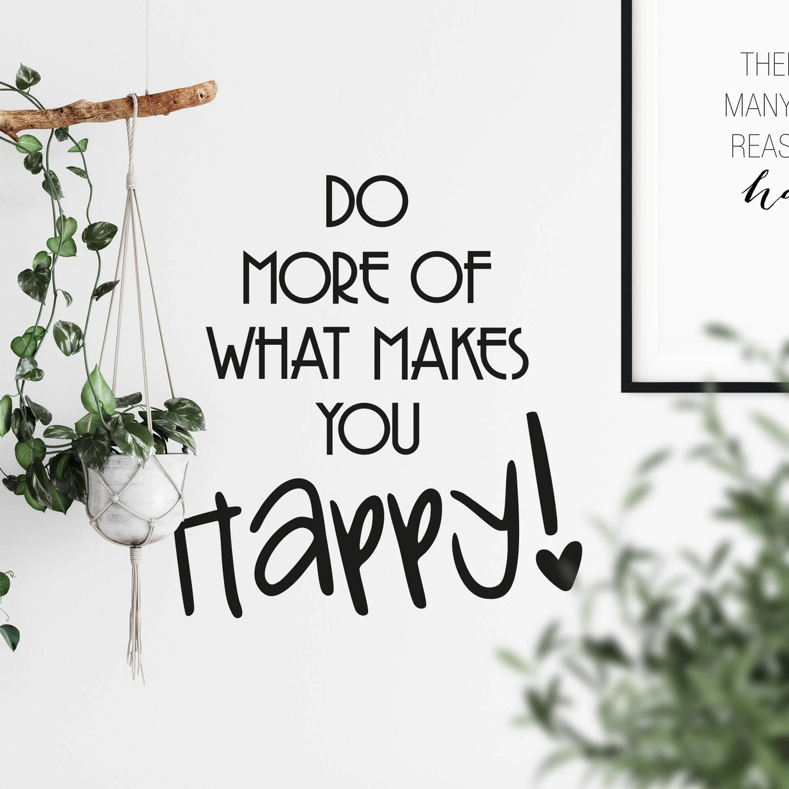 übersetzung Do More Of What Makes You Happy Wandtattoo Do more of what makes you happy! | wall-art.de