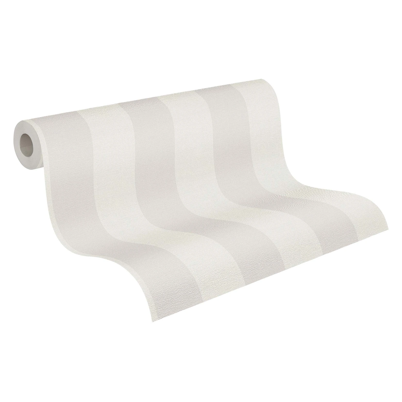 Strepen behang grijs wit PVC-vrij - vliesbehang streepjes van A.S