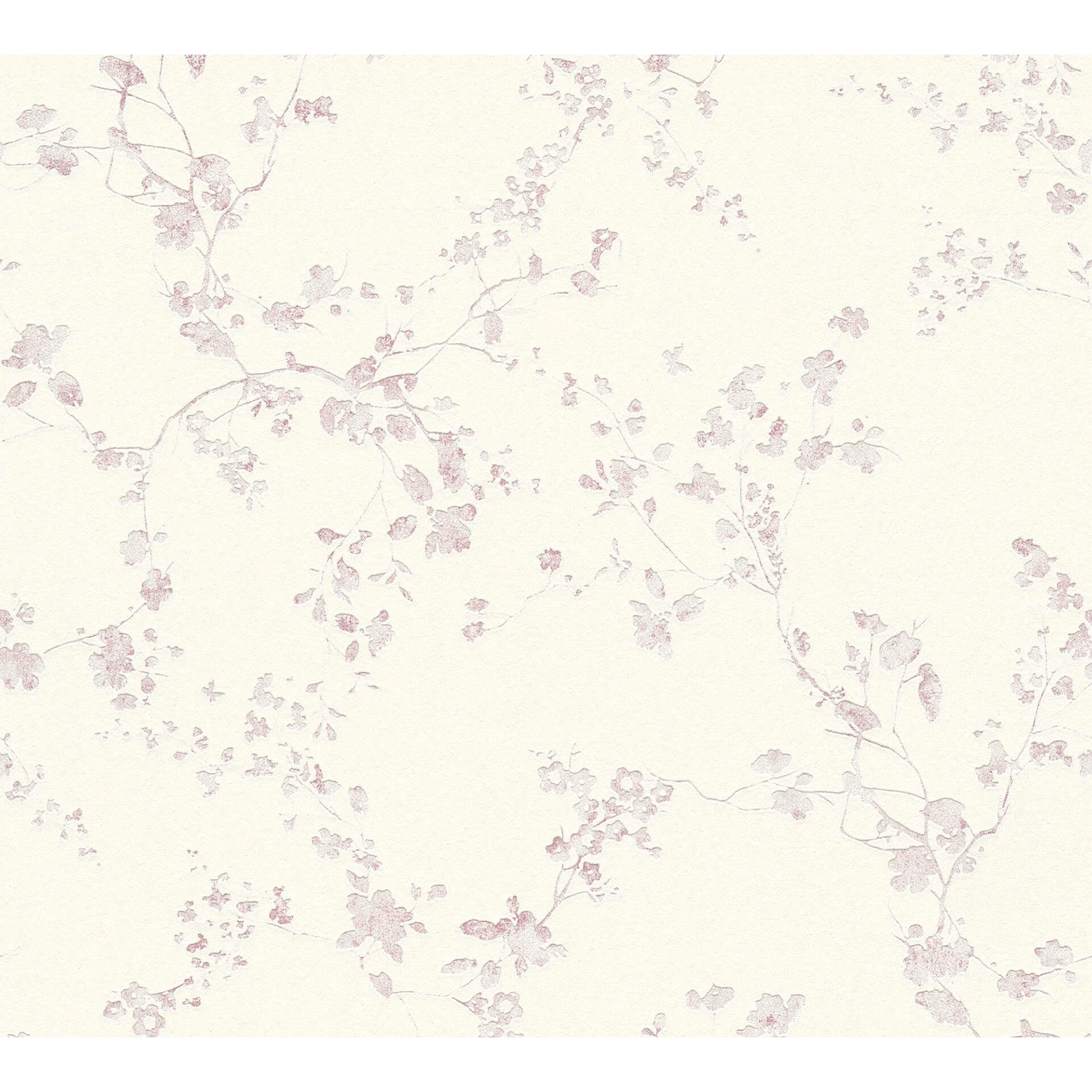 Papier Peint Intissé Livingwalls A.S. Création Mio-Tokio - 10,05 X 0,53 M - Brun/Rosé/Blanc - Motif Fleuri Metropolitan Stories 2