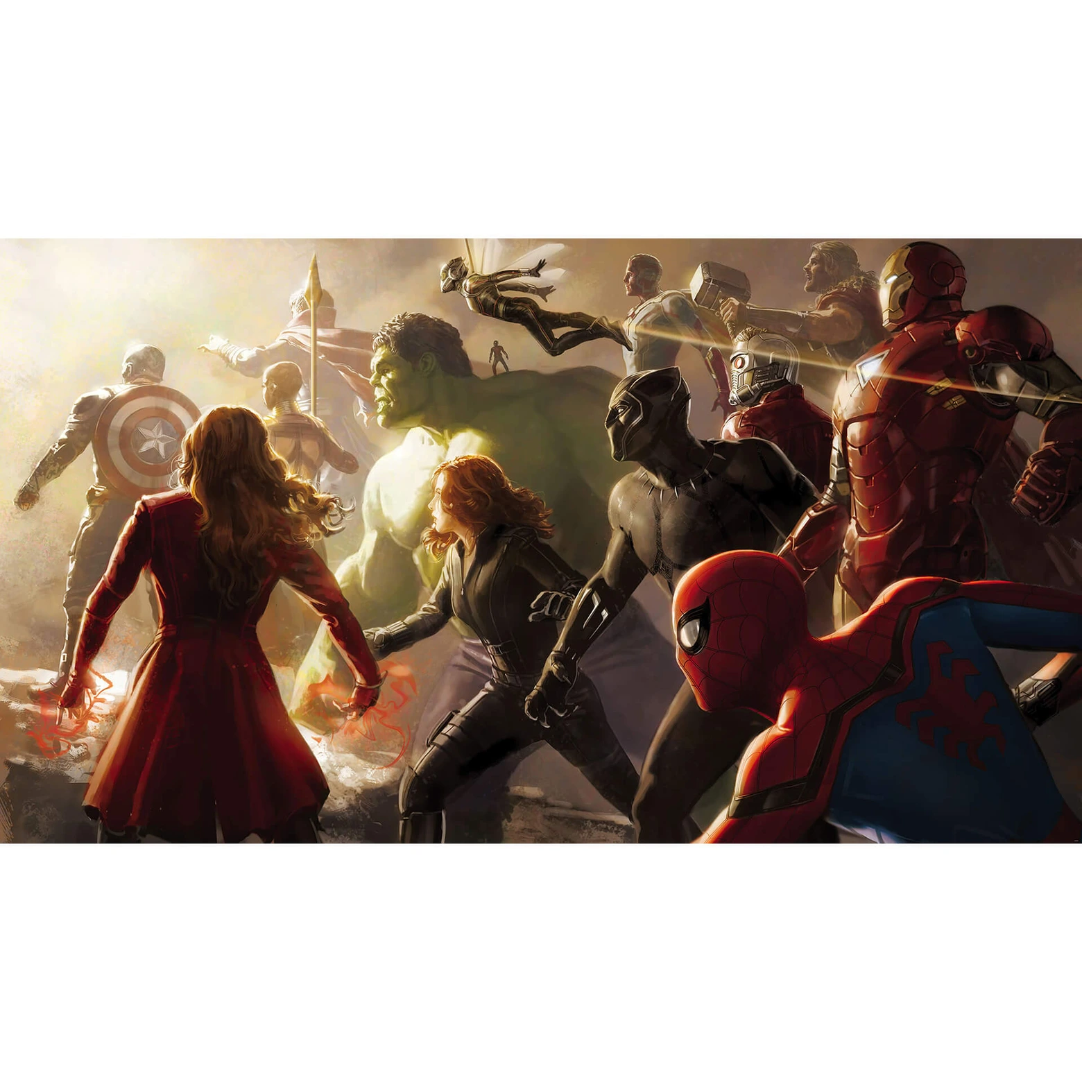 Non-woven Tapet - Avengers Battle Of Worlds - 200 X 280 Cm - View #4
