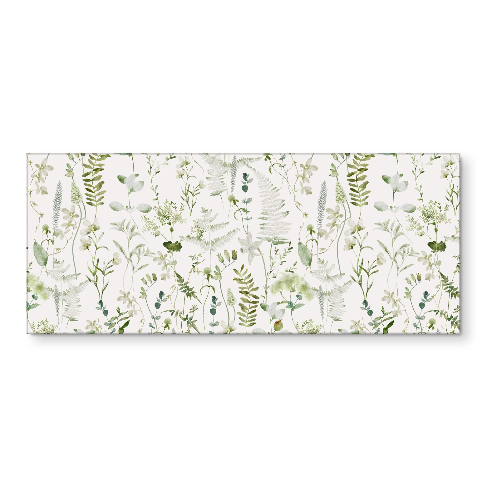 Duschvorhang Mit Vintage-Blumenmuster – Salbeigrün, Wasserdicht & Mit Haken