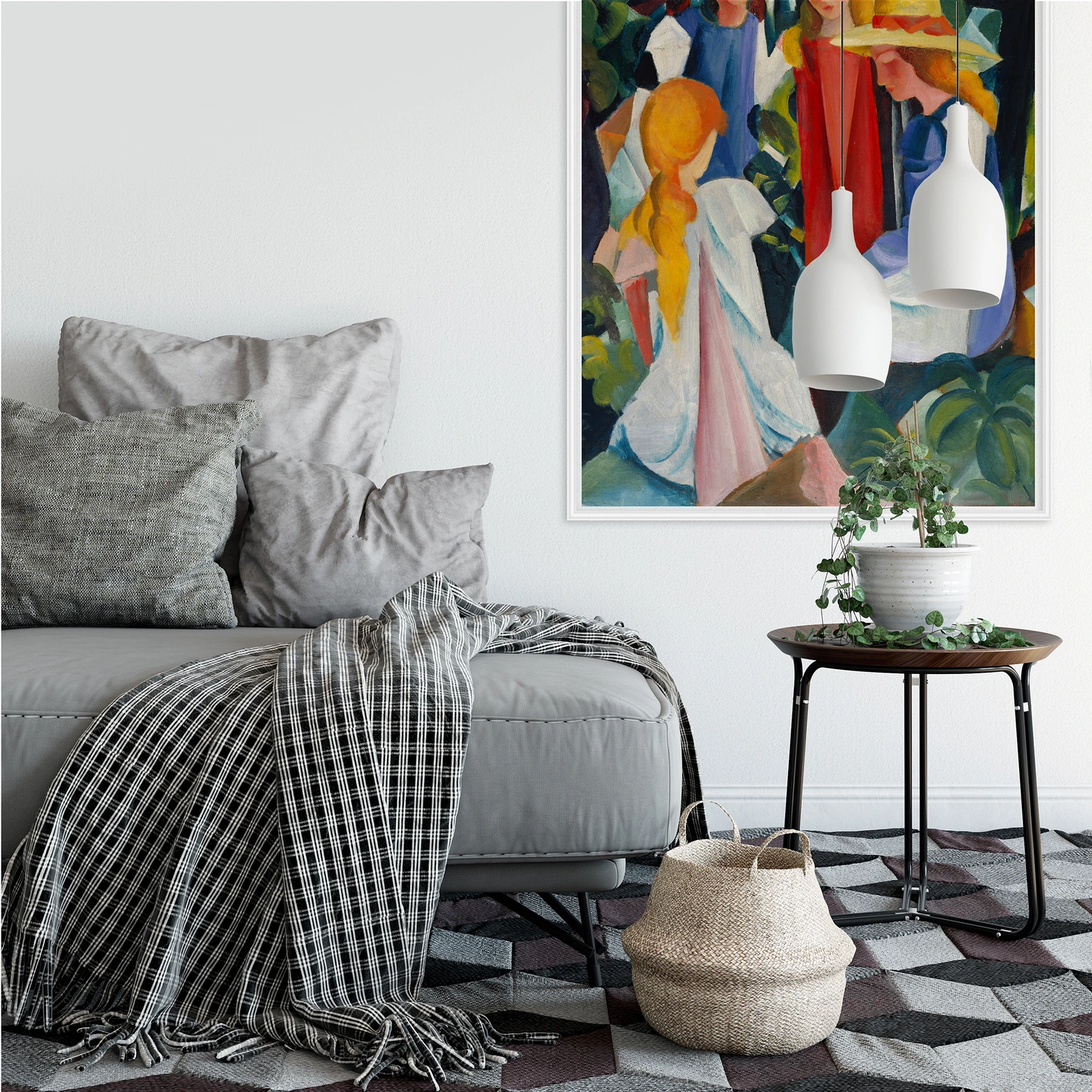 DEUTSCHER MÜNZEXPRESS August Macke Goldbarren - Vier Mädchen Motiv