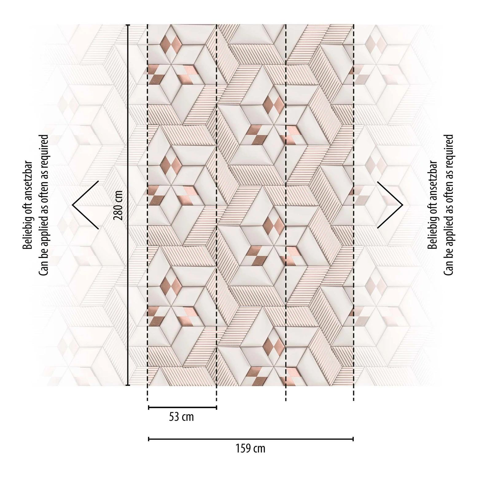 Fotobehang Een charmante boom met witte bloemen tegen de achtergrond van wolken in een interessante stijl in delicate warme kleuren № w02133