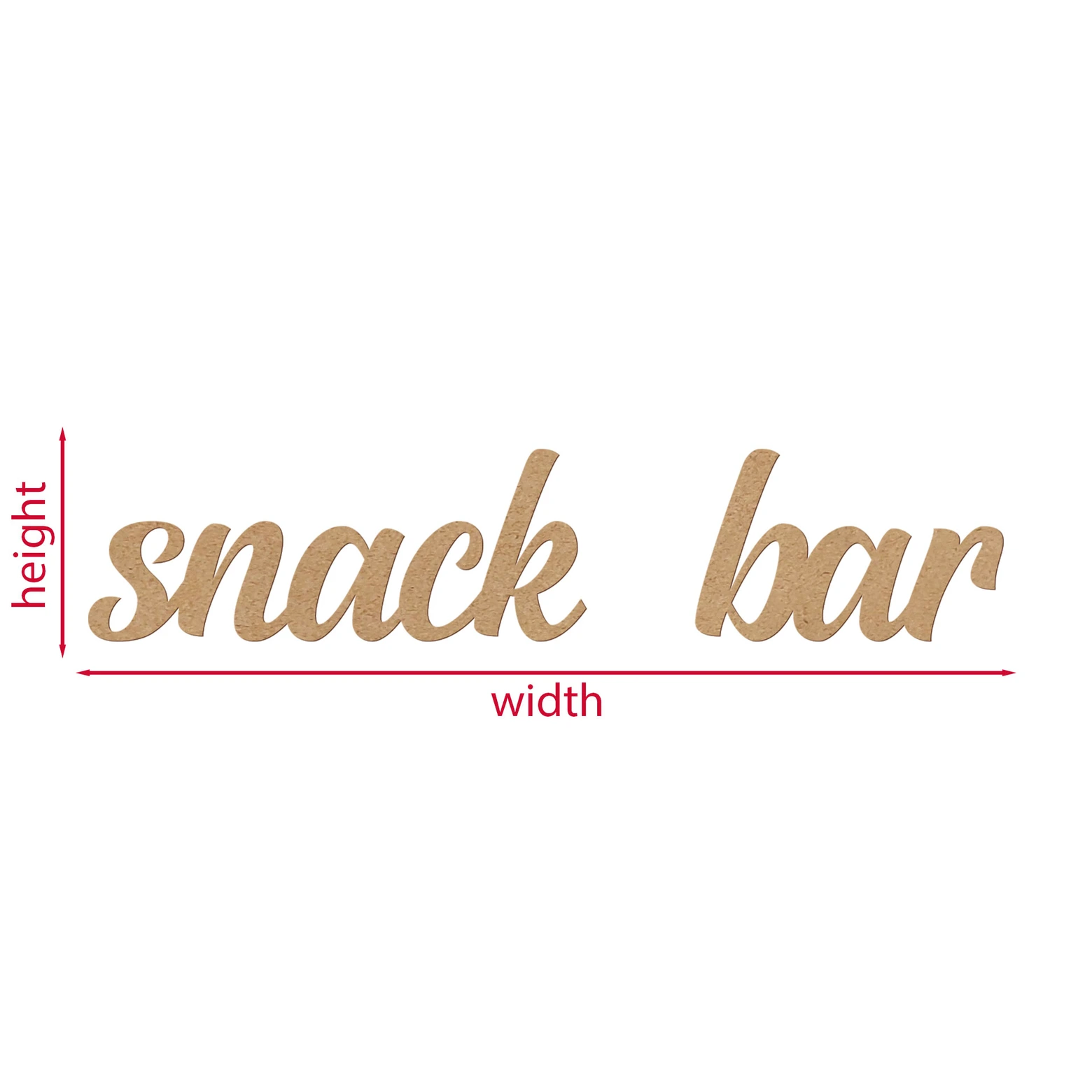 KLEINLAUT 3D-Schriftzug „Cocktailbar“ Aus Holz – 32 Farben, Made In Germany, Perfekt Für Homebar Oder Küche!