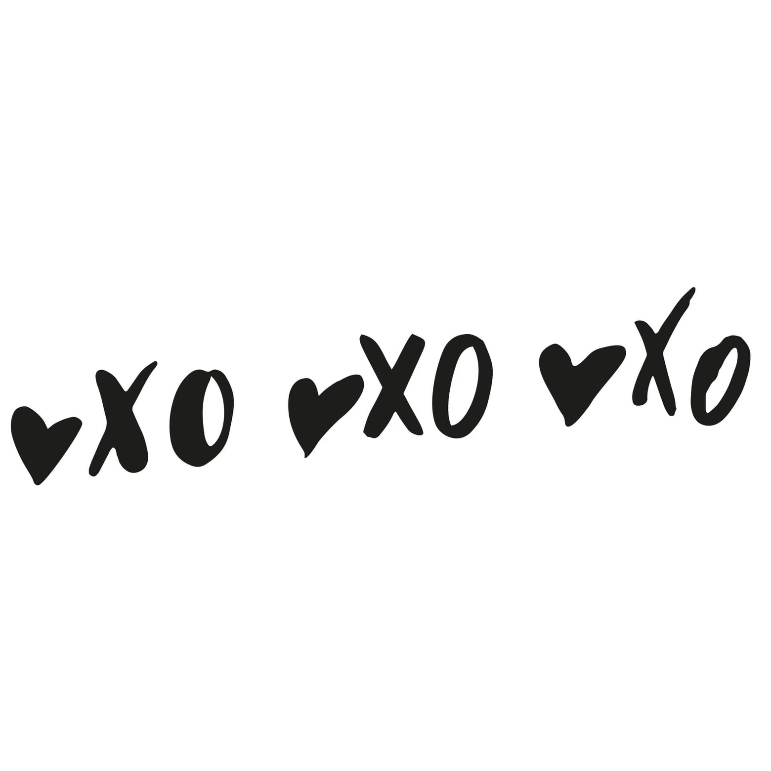 XO Halskette Armband Edelstahl 2 Ton I LOVE YOU Umarmungen & Küsse Set 18 Hochzeit Schmuck Set