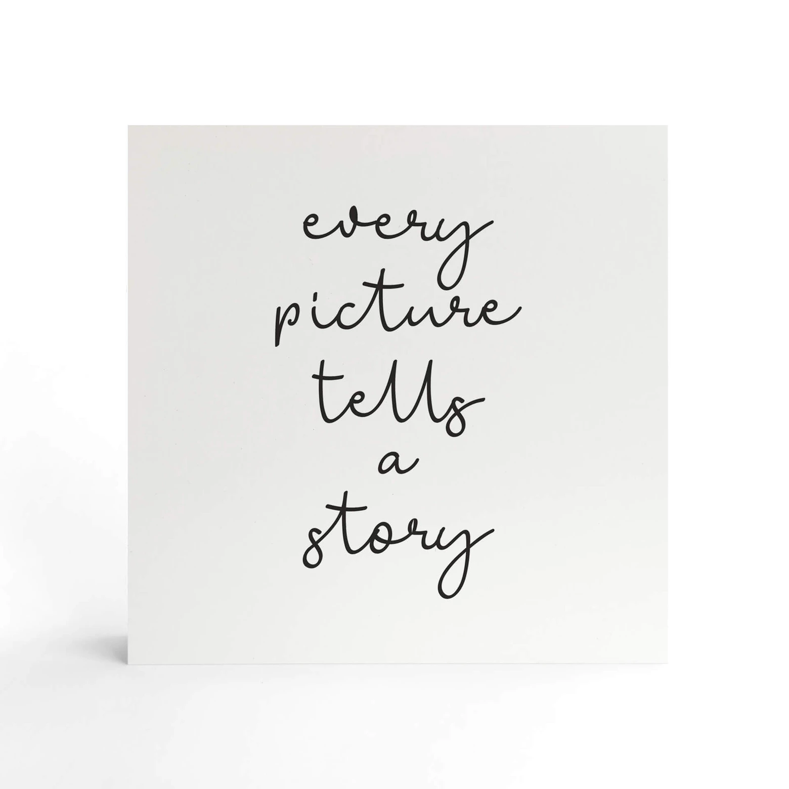 Holzbild zum Hinstellen Every picture tells a story wallart.de