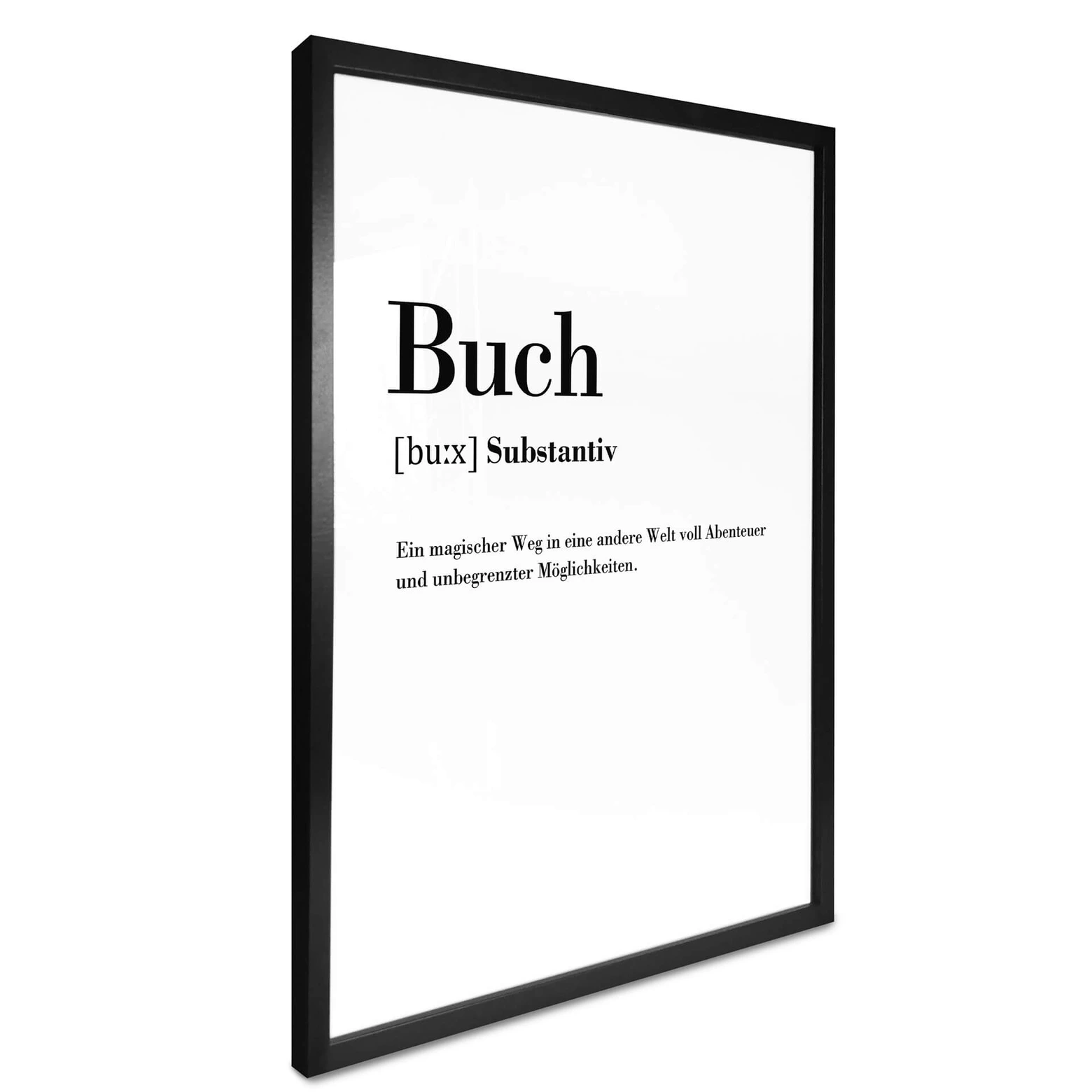 Poster Grammatik Buch wallart.de