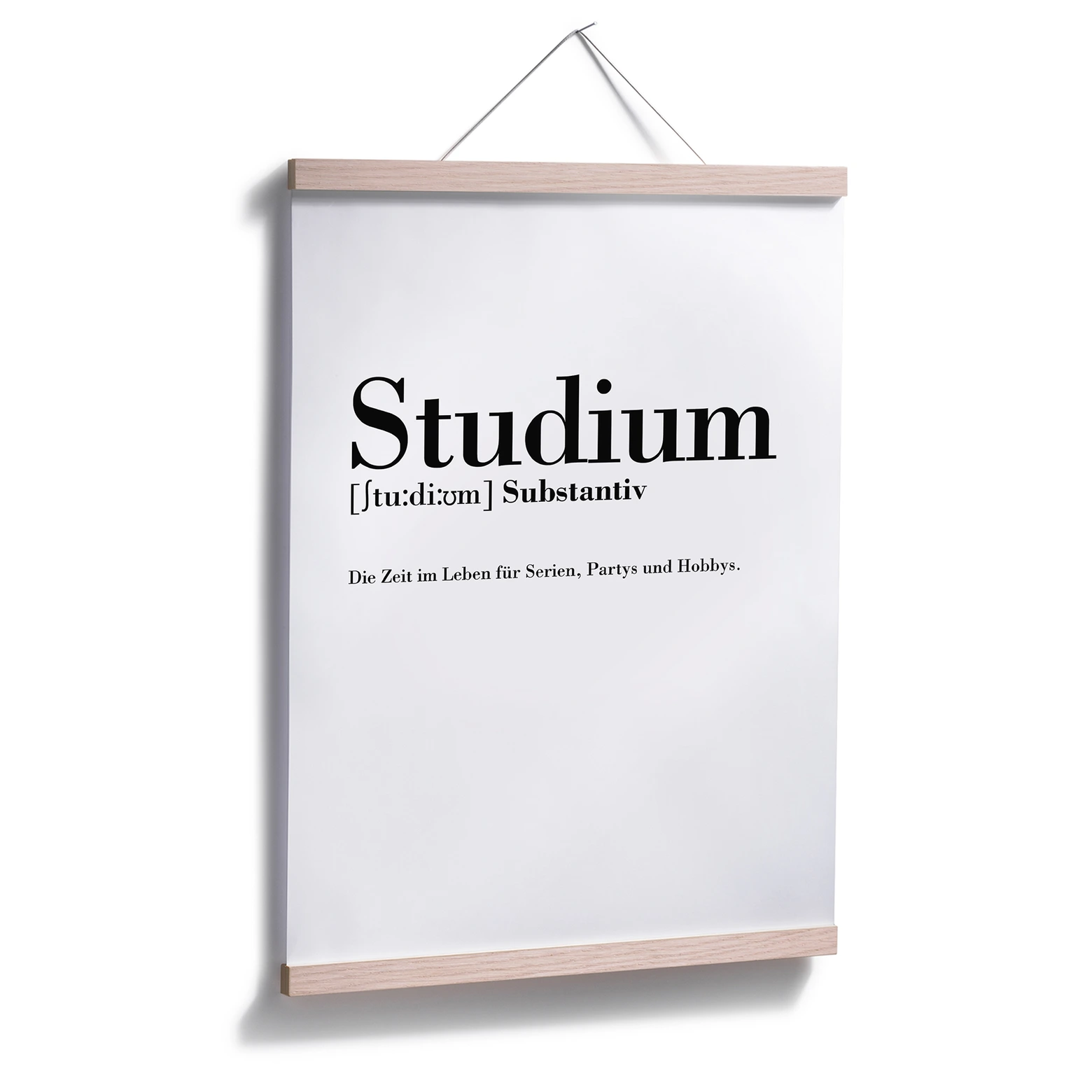 Poster Grammatik Studium wallart.de