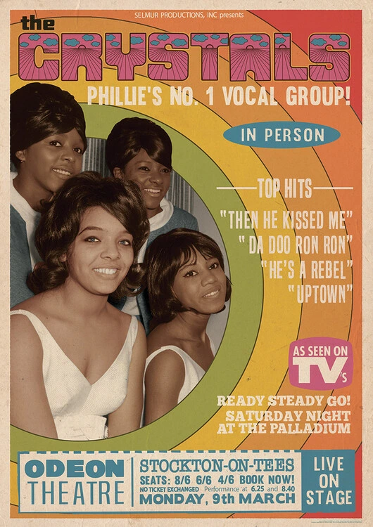 Poster The Crystals, Plakat (59,4 x 84,1 cm) 