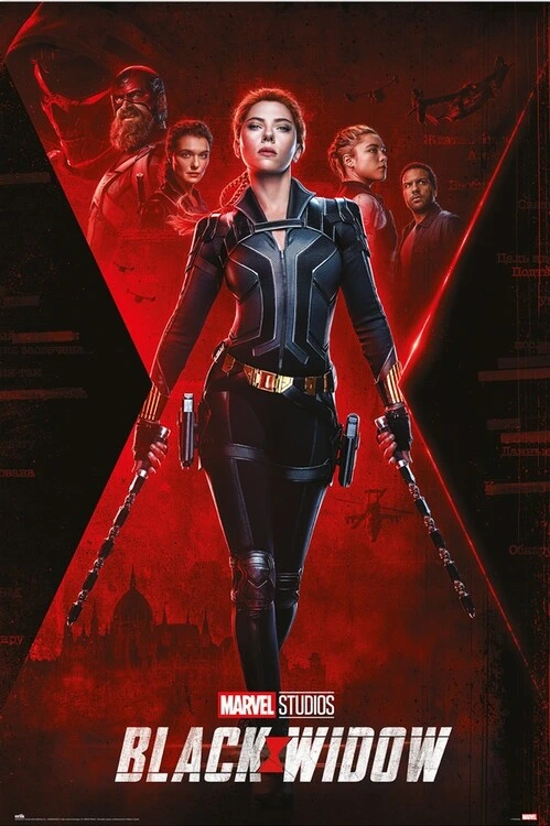 Poster, Filmposter Black Widow - Unfinished Business 61x91,5 cm 