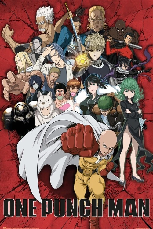 Poster, Filmposter One Punch Man - Heroes 61x91,5 cm 