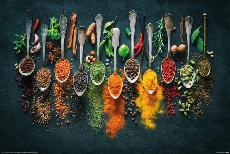 Poster Spices 91,5x61 cm 